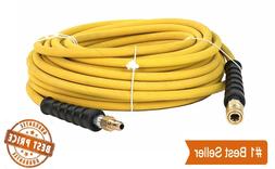 Pressure Washer Parts 100 ft 3/8" Yellow Non-Marking Hose 40