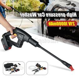 21V Cordless Portable High-pressure Car Washer 10000mAh Li-i