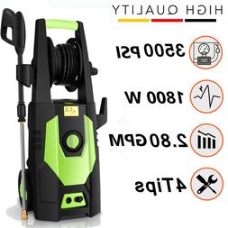 3500 PSI 2.8GPM Electric Pressure Washer Cold Water Auto Jet