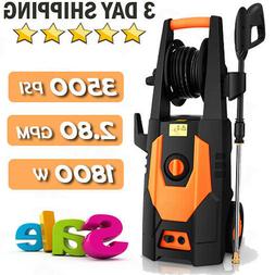 Homdox 3500PSI Electric Pressure Washer 2.8GPM 1800W Cold Wa