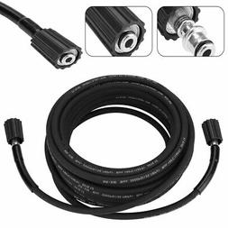 50ft High Pressure Washer Hose M22 Cleaning Gun 2000PSI For 