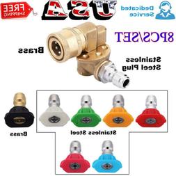 7 x Power Washer Spray Nozzle Tips Pressure Washer Accessori