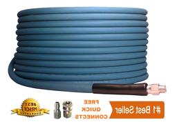 Pressure Washer Parts 100 ft 3/8" Blue Non-Marking 4000psi P