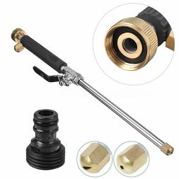Garden Hose High Pressure Power Washer Water Spray Gun 2 Noz