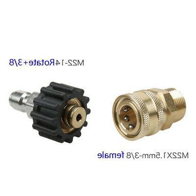 Pressure Washer Adapter M22 Female 3/8"Quick Connect Socket 