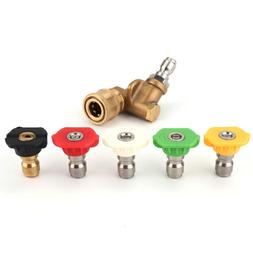 Fasmov Pressure Washer Accessories Kit, 5 Power Washer Spray