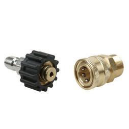 Pressure Washer Quick Connect Adapter Set Kit 5000 PSI M22 1