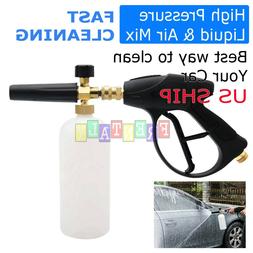 Snow Foam Lance Cannon Soap Bottle Sprayer For Pressure Wash