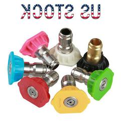 Power Pressure Washer 5000PSI Accessories Nozzle Tips Pivoti